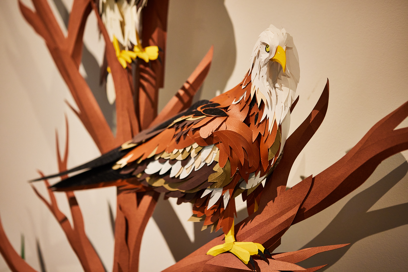 Paper sculptures by Andy Singleton at A World of Good, Wakefield Museum