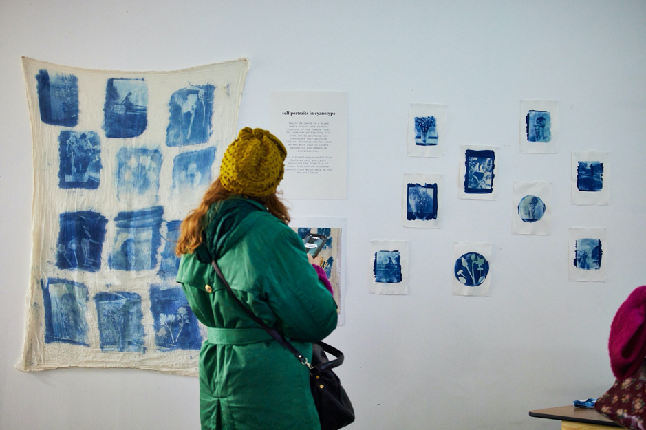 Taylor Bellwood: Self Portraits in Cyanotypes, The Ridings