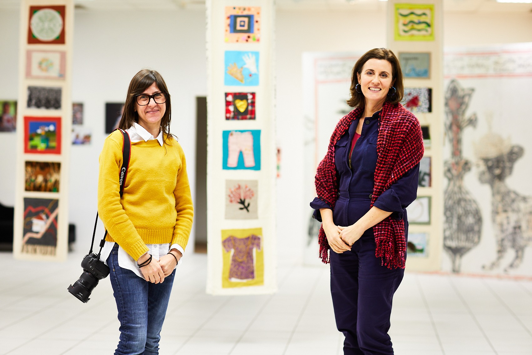 Matilda Velevitch and Sol Aizcorbe: Fabric of Our Lives at The Ridings Shopping Centre